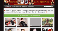 Desktop Screenshot of fetischcamsex.com